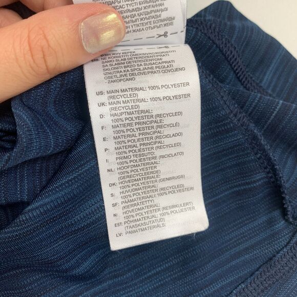 Adidas Long Sleeve Shirt Womens S Small Navy Quarter Zip Insight Cisco Partner - Picture 12 of 15